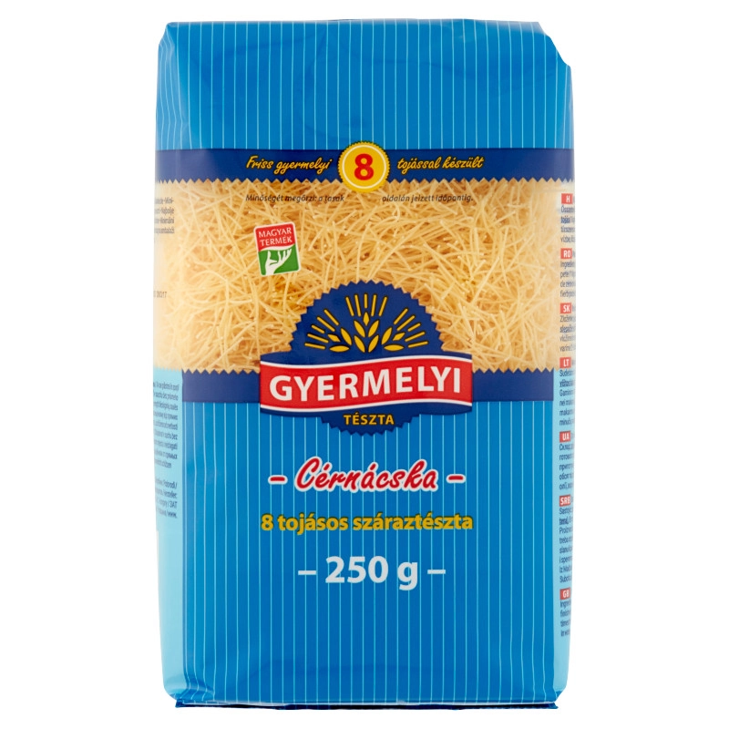 GYERMELYI 8TOJ.TÉSZTA CÉRNÁCSKA 250G