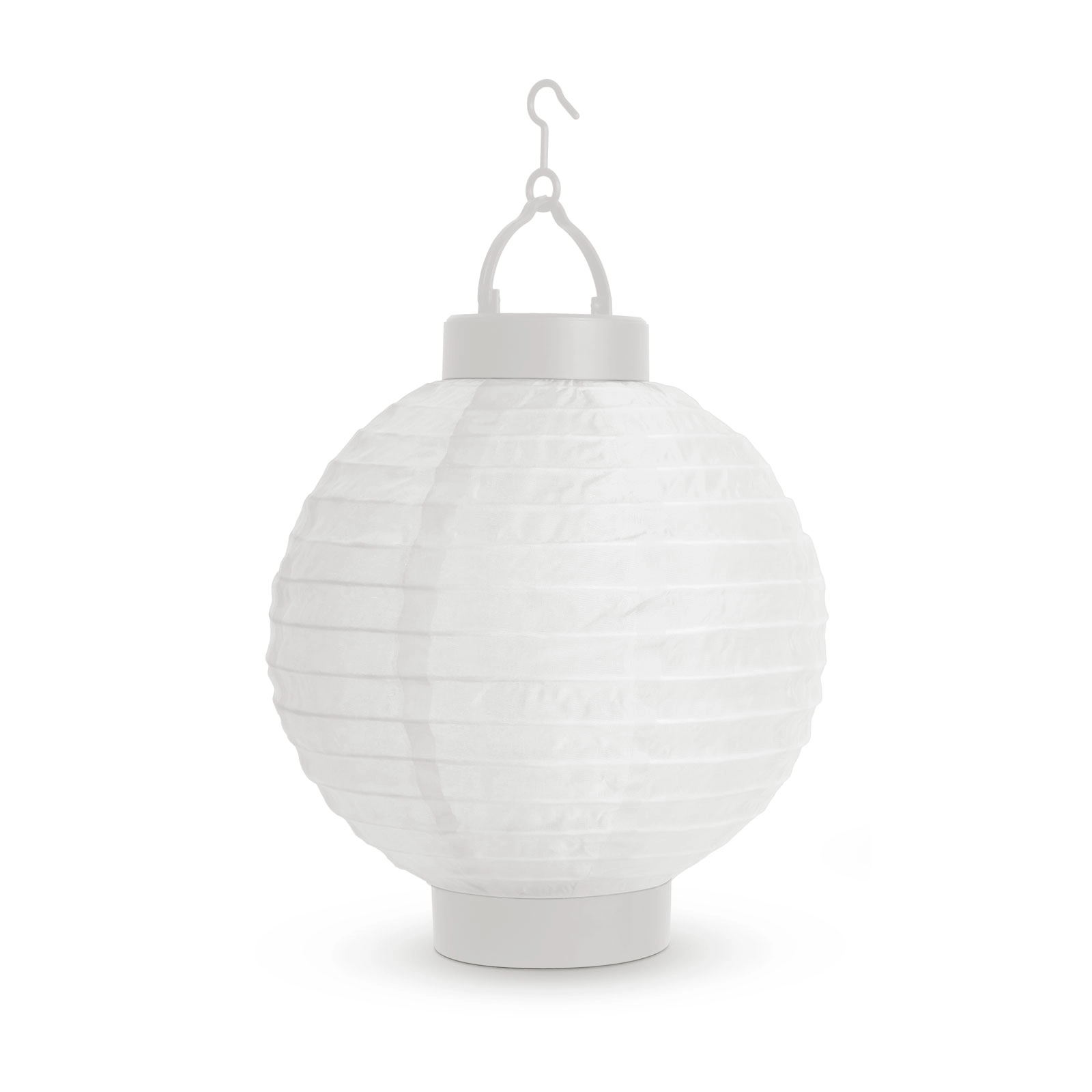 Szolár lampion – fehér – hidegfehér LED – 21 cm