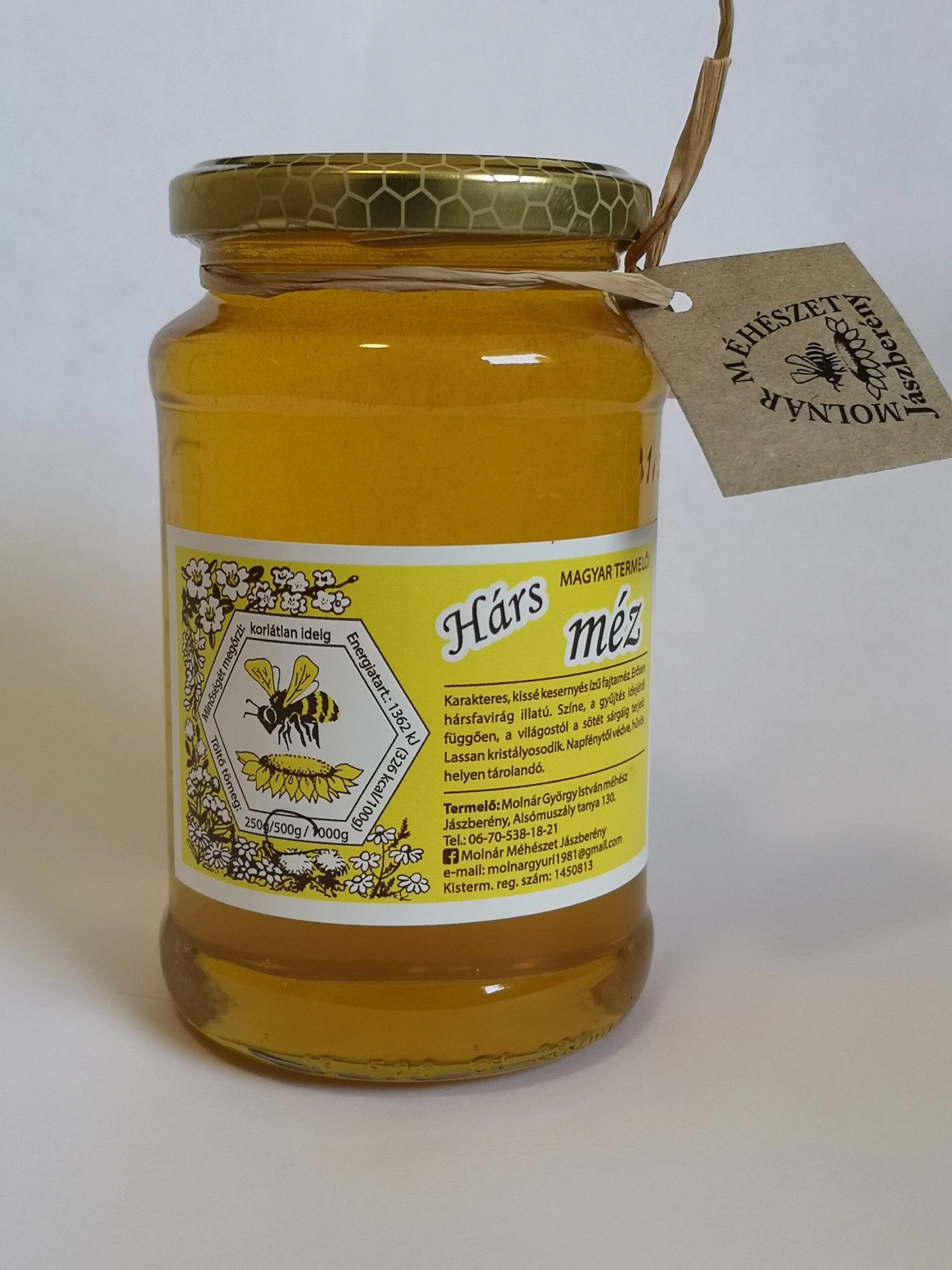 HÁRS MÉZ 500g – Molnár méhészet