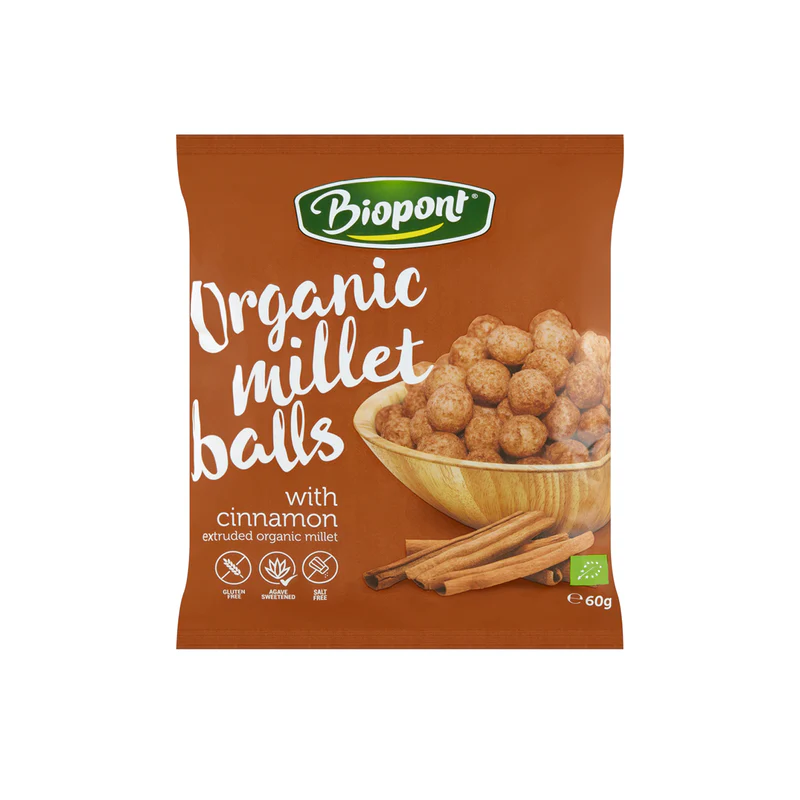 BIOPONT BIO KÖLESGOLYÓ FAHÉJAS 60G