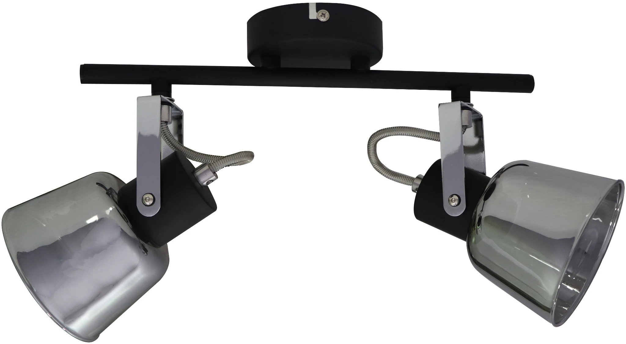 Avide Mennyezeti Lámpa Maya 2xE14 Foglalattal Fekete | KÜLÖN CSOMAG |