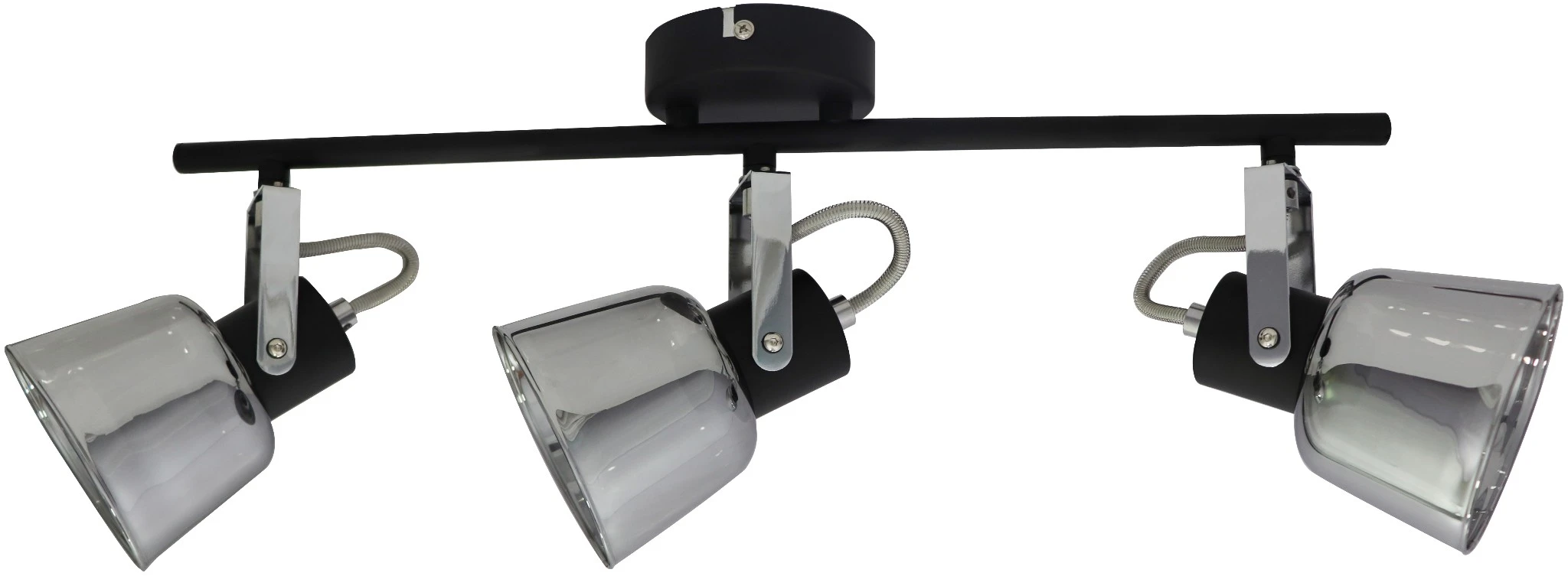 Avide Mennyezeti Lámpa Maya 3xE14 Foglalattal Fekete | KÜLÖN CSOMAG |