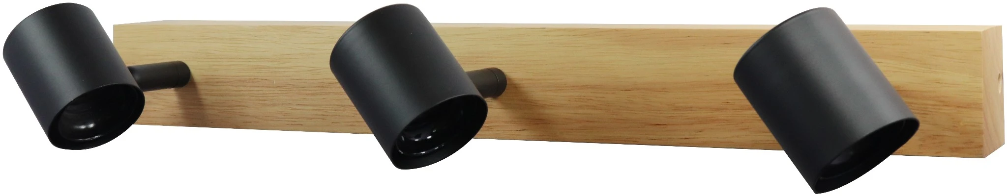 Avide Mennyezeti Lámpa Madeline 3xE27 Foglalattal Fa/Fekete | KÜLÖN CSOMAG |