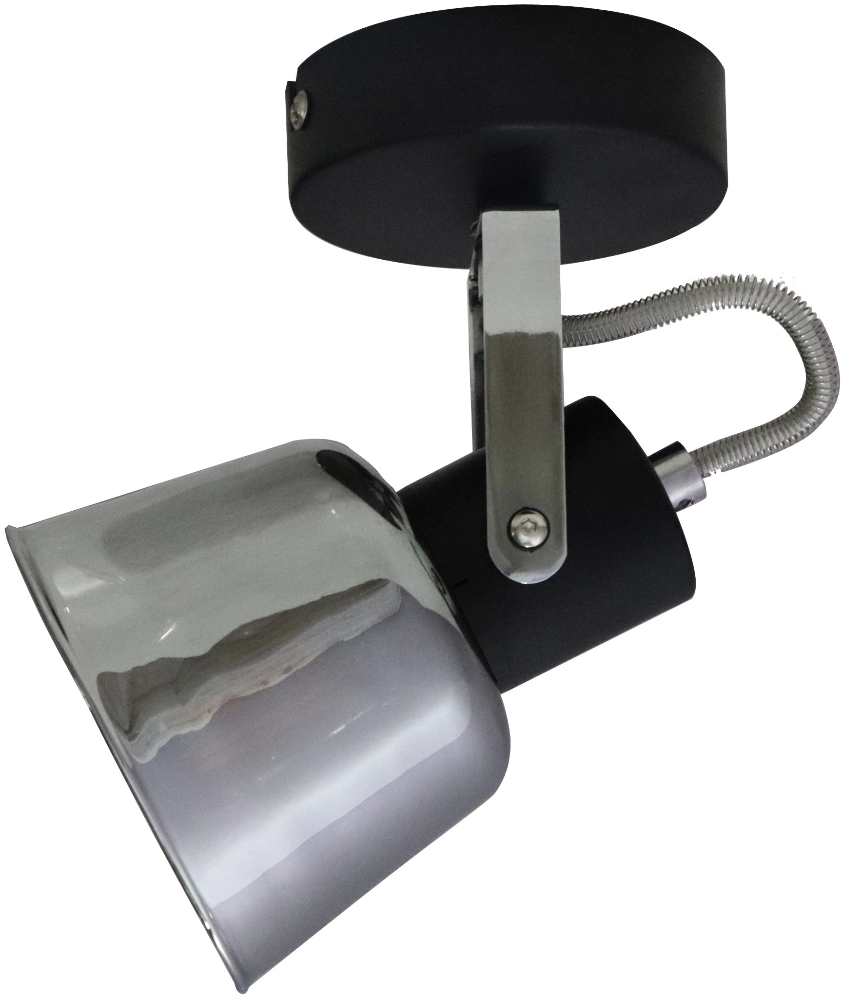 Avide Fali Lámpa Maya 1xE14 Foglalattal Fekete | KÜLÖN CSOMAG |