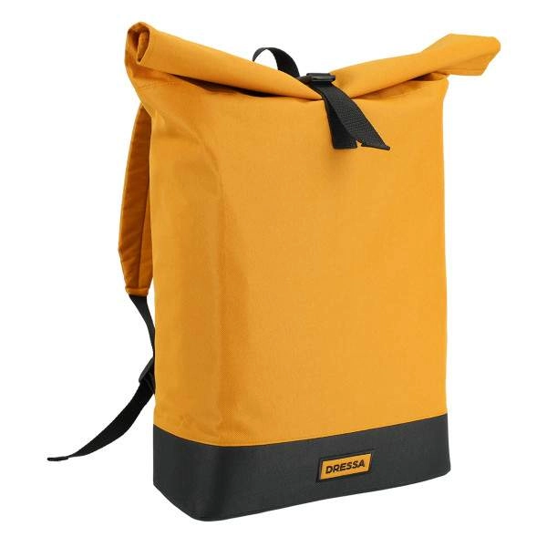 Dressa Bag Rolltop csavart tetejű laptoptartós hátizsák – arany | KÜLÖN CSOMAG |
