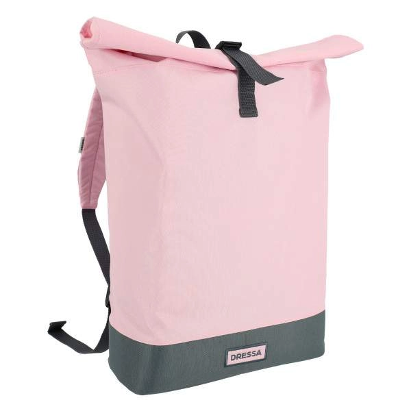 Dressa Bag Rolltop csavart tetejű laptoptartós hátizsák – rózsaszín | KÜLÖN CSOMAG |