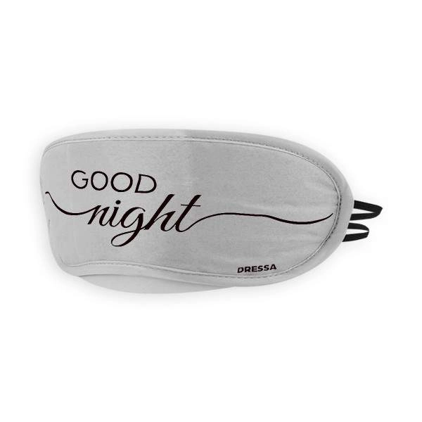 Dressa Home Good Night szemtakaró alvómaszk – szürke | KÜLÖN CSOMAG |
