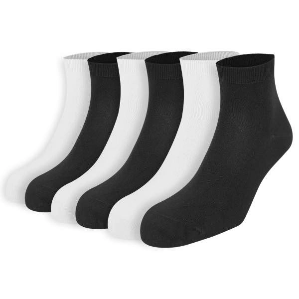 Dressa Modal női zokni csomag – fekete-fehér – 6 pár | KÜLÖN CSOMAG |