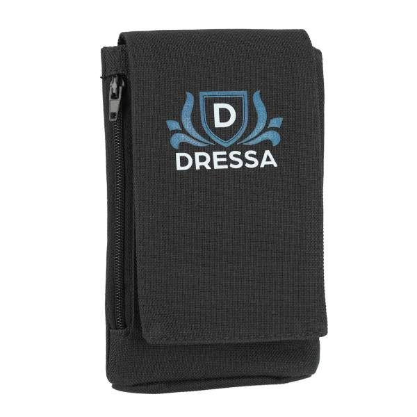Dressa Phone nyakba akasztható övre fűzhető univerzális telefontok – fekete | KÜLÖN CSOMAG |