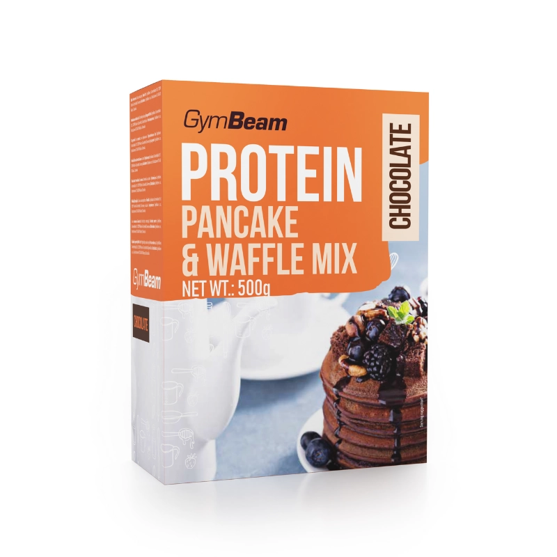 Protein Pancake & Waffle Mix csoki ízű 500g – Gymbeam