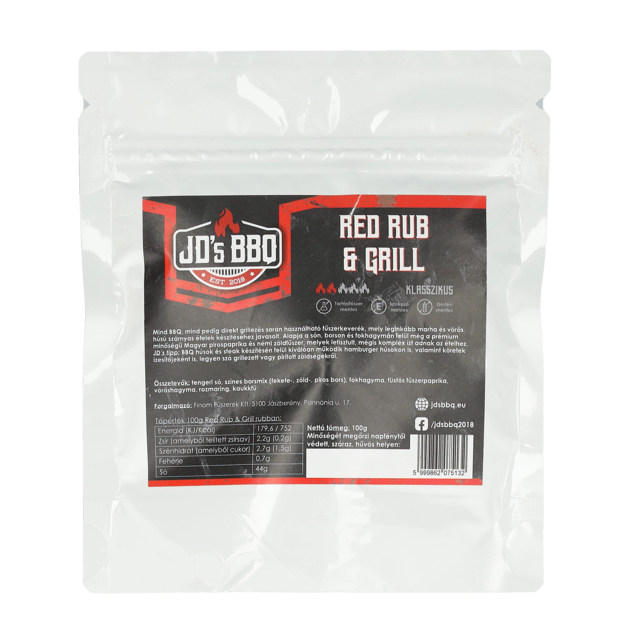 BBQ Rub Red 100g