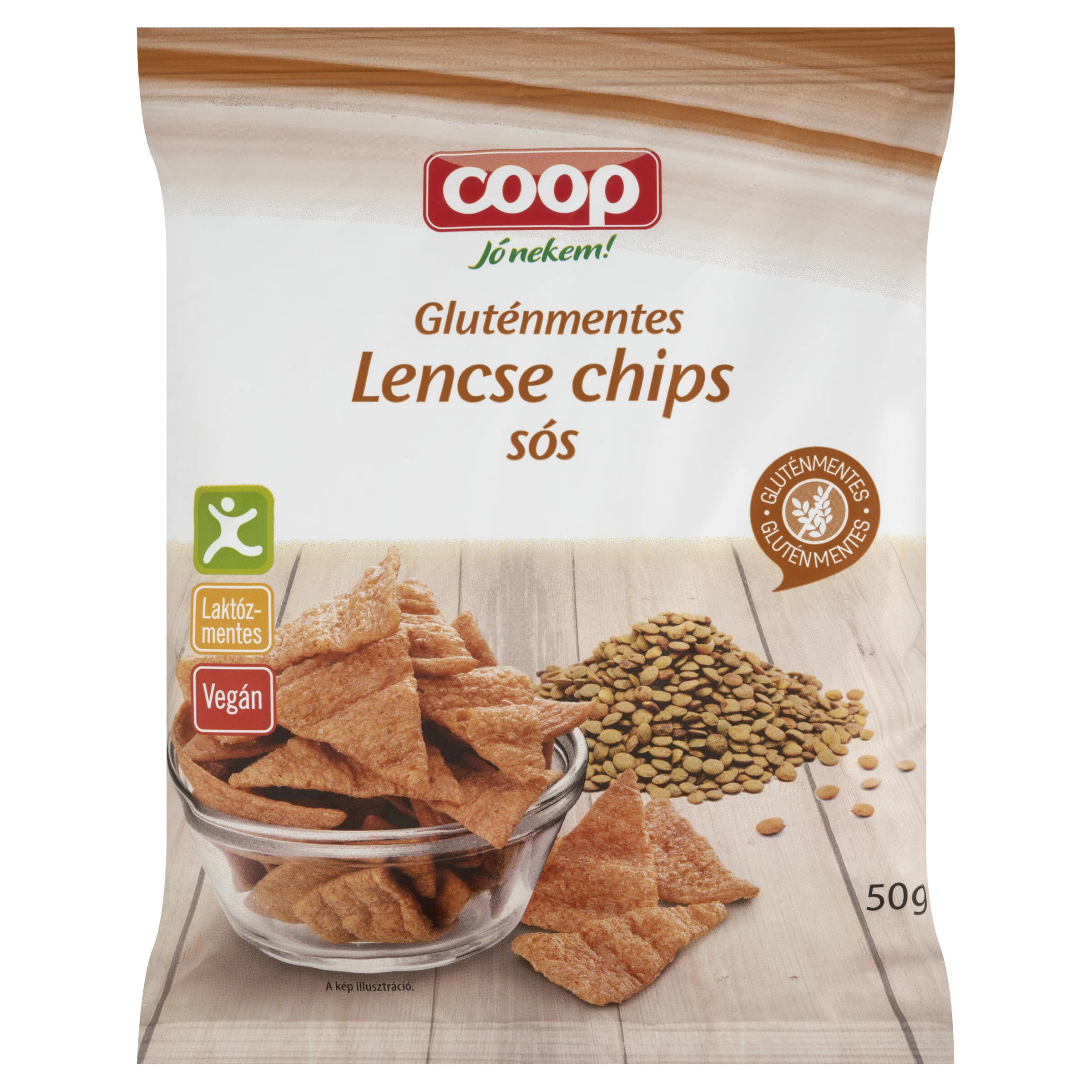 COOP JÓ NEKEM LENCSECHIPS 50G