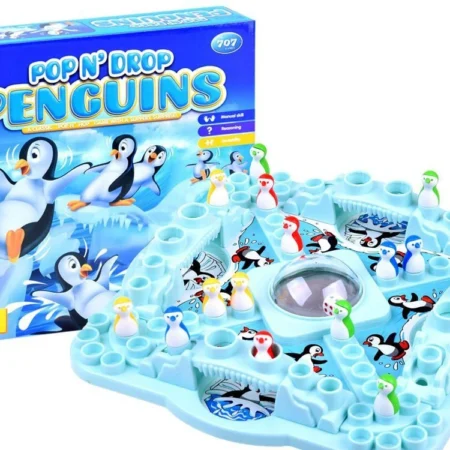 pop and drop penguins csúszkáló pingvinek