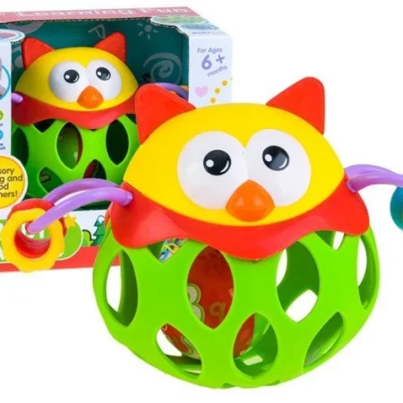 baglyos puha baba csörgő ( 18 x 12 x 7 cm )