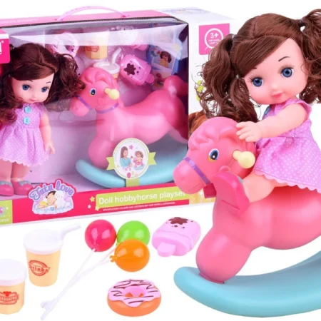 baba hintalóval, léggömbökkel, fagyival