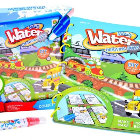 kreatív vízfestő könyv járművek