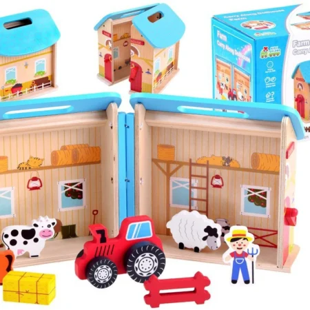 fából készült összecsukható farm ház