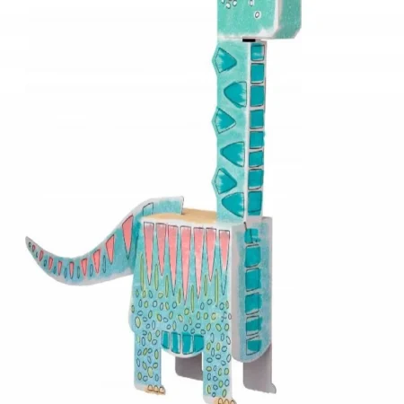 "brontosaurus" 3d dinoszaurusz kifestőkönyv