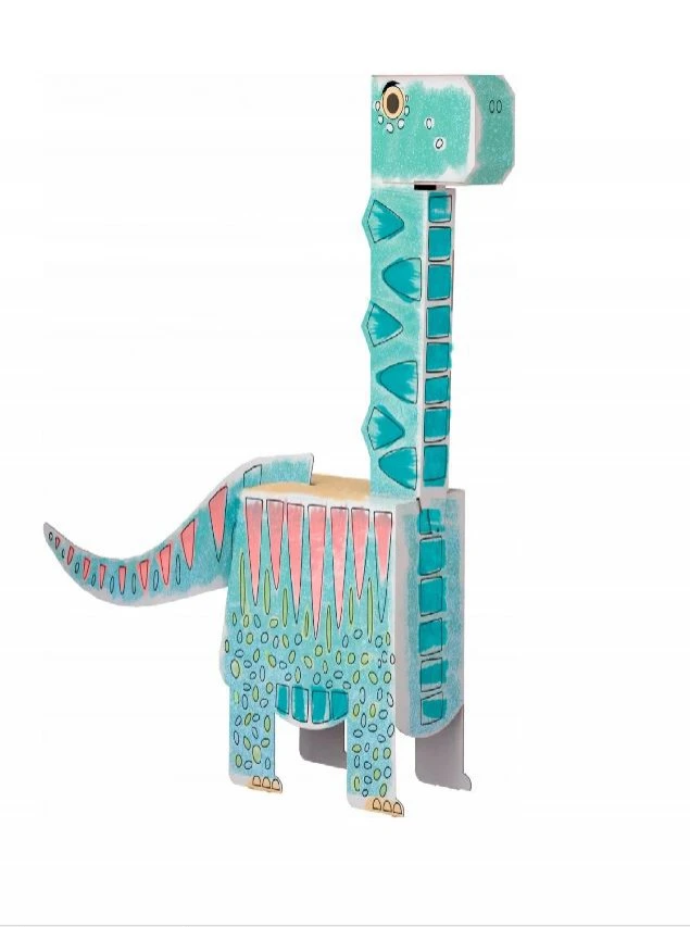 “Brontosaurus” 3D dinoszaurusz kifestőkönyv