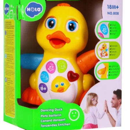 zenélő interaktív boldog kacsa játék