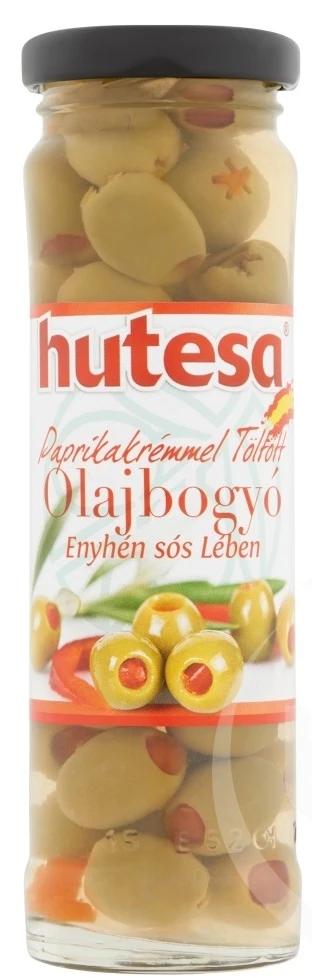 HUTESA OLIVABO.PAPRIKÁVAL TT ZÖLD ÜV. 140G/ 85G