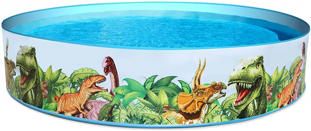 Bestway Dinoszaurusz mintás merevfalú gyerekmedence 244x46cm