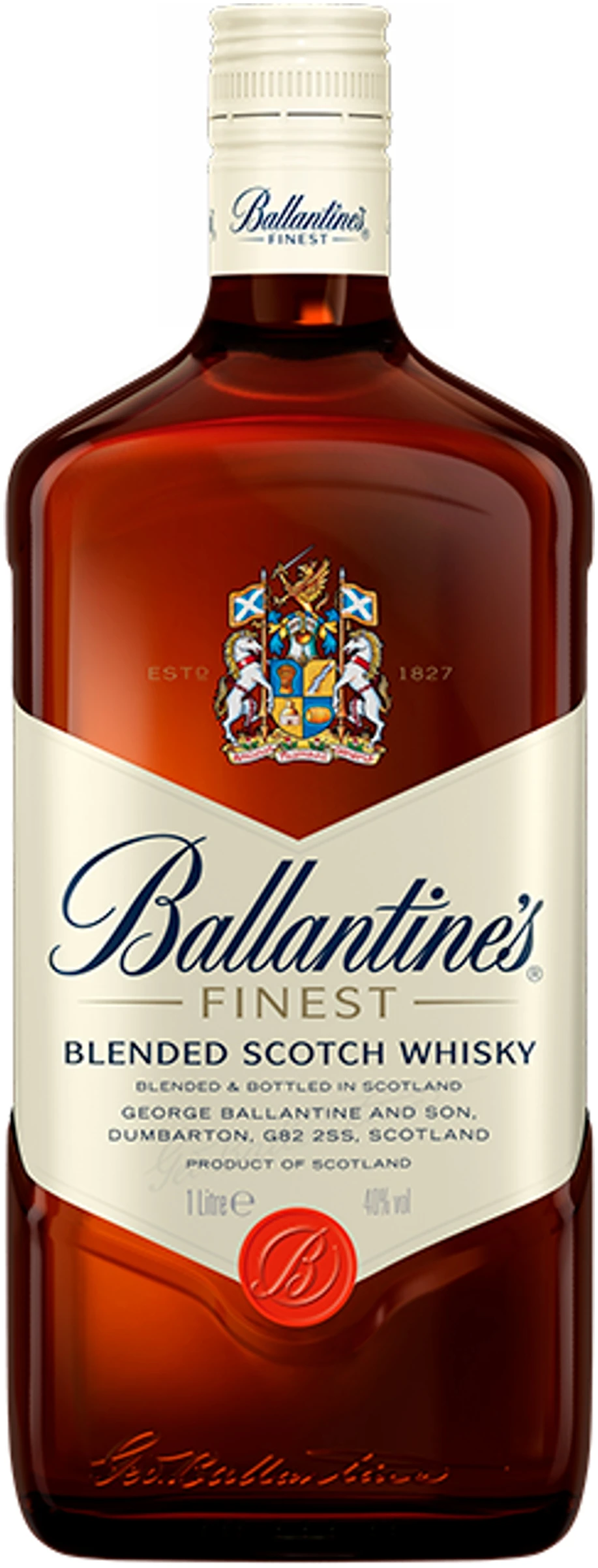 BALLANTINES WHISKY 40% 1L ÜV. DRS