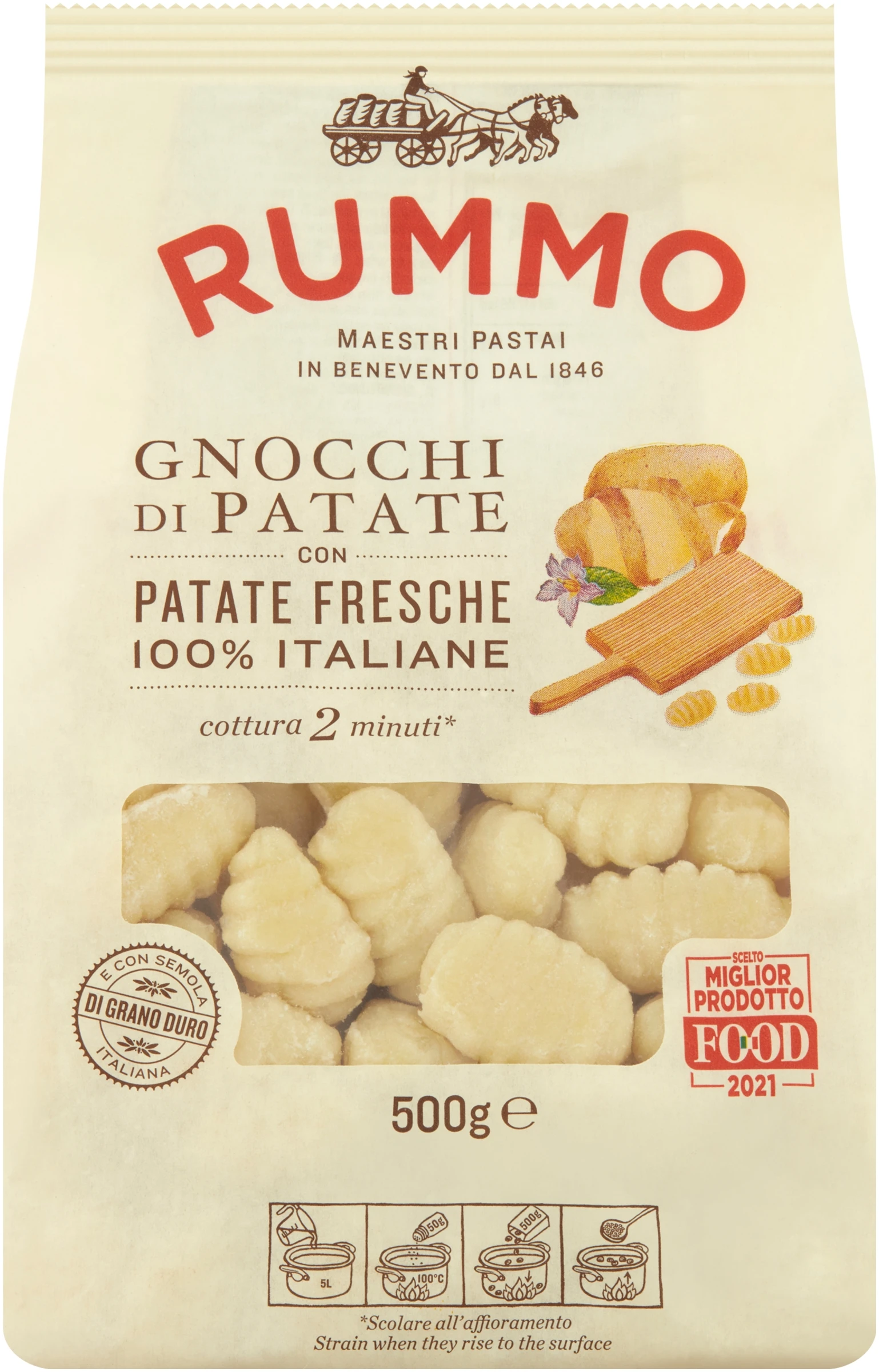 Rummo burgonyás gnocchi 500 g