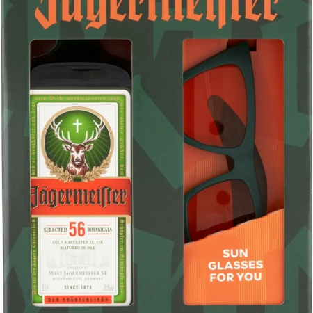jagermeister 35% dÍszdoboz napszemÜveggel Üv.drs 0.7l