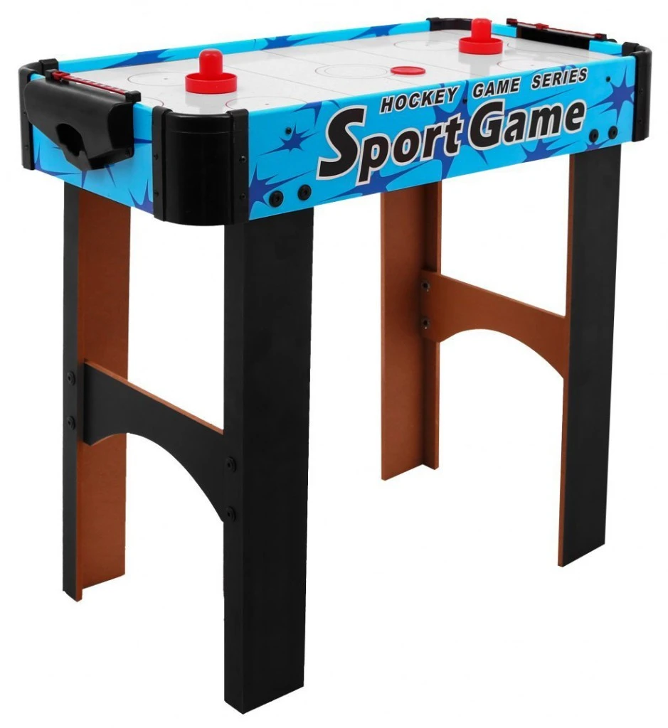 Mini léghoki asztal kék színben