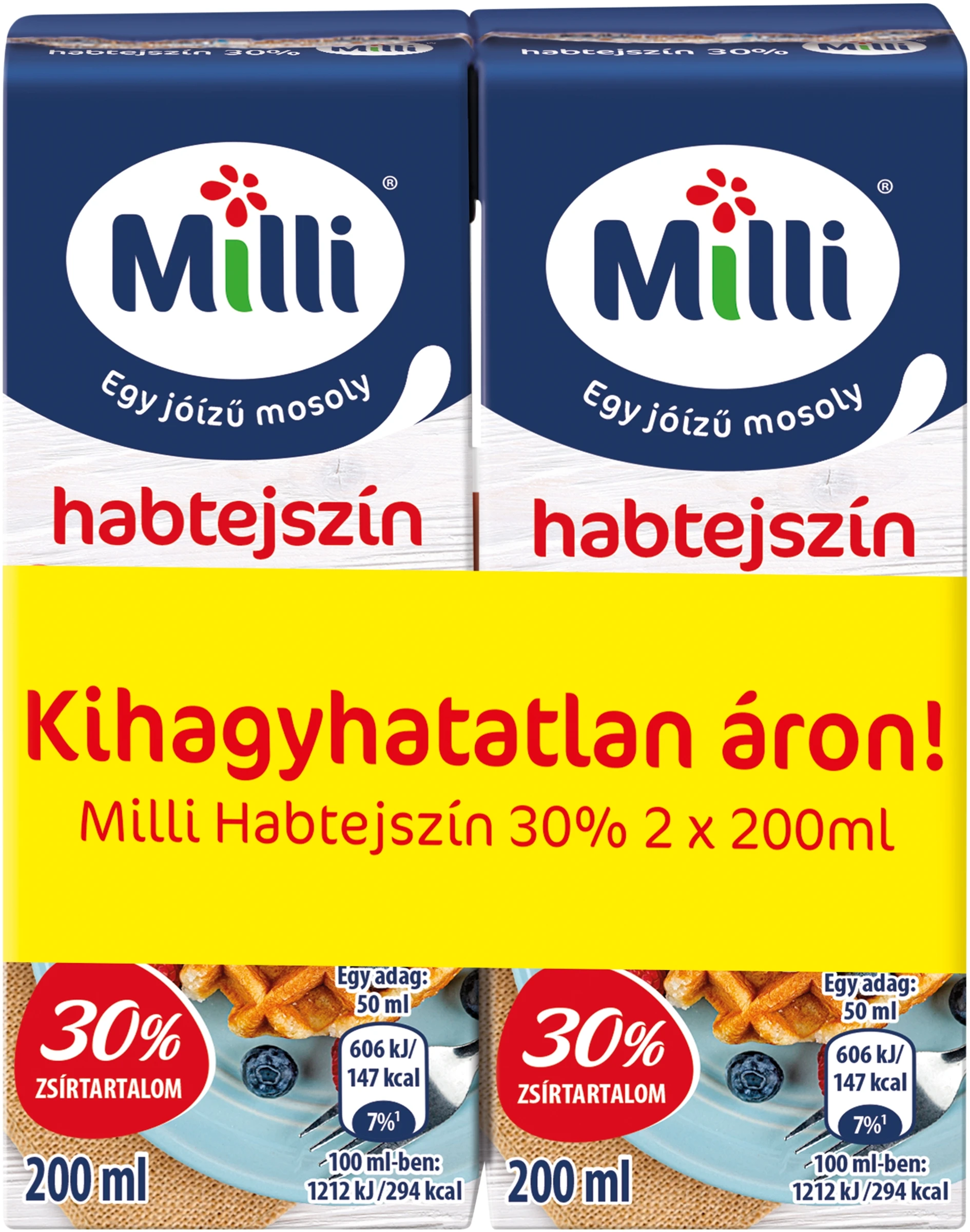 MILLI HABTEJSZÍN 30% DUOPACK 2X200ML