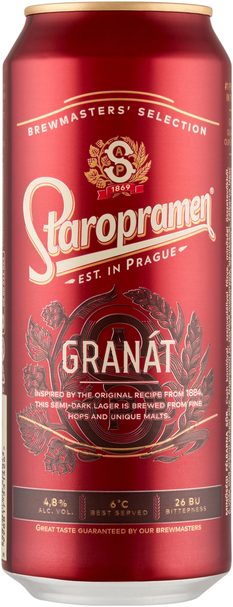 STAROPRAMEN GRANAT SÖR 4.8% DOB.DRS 0.5L