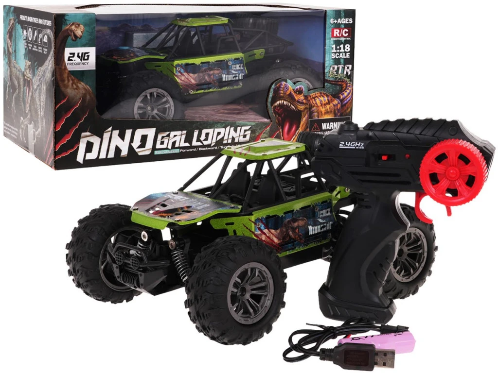 DINO 1:18 távirányítós lánctalpas kisautó