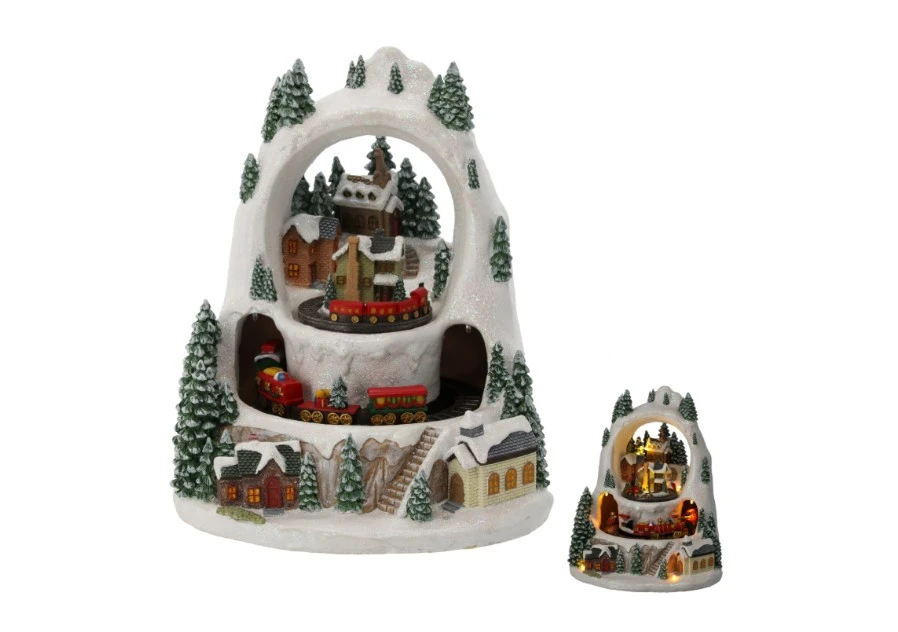 TÉLI FALU VONATTAL 23 x 23 x 25,5 cm