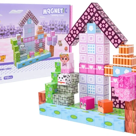 mágneses kocka készlet 110 darabos