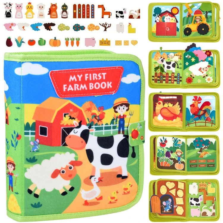 Farm Szenzoros Könyv – kreatív játék