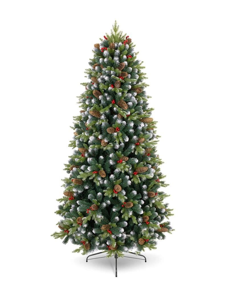 Christmas Dream műfenyő 3D -s levelekkel, tobozzal dúsítva 180 cm