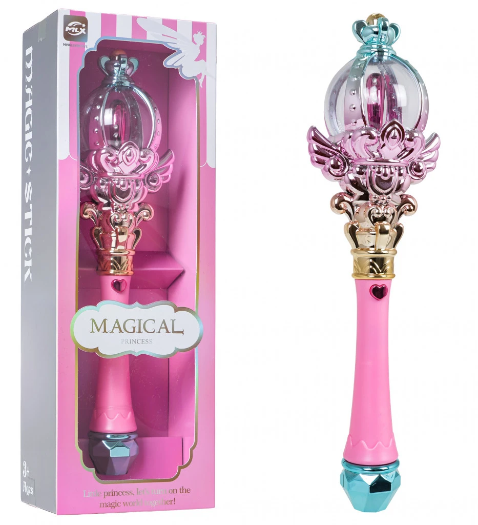 Interaktív varázspálca hang- és fényeffektekkel