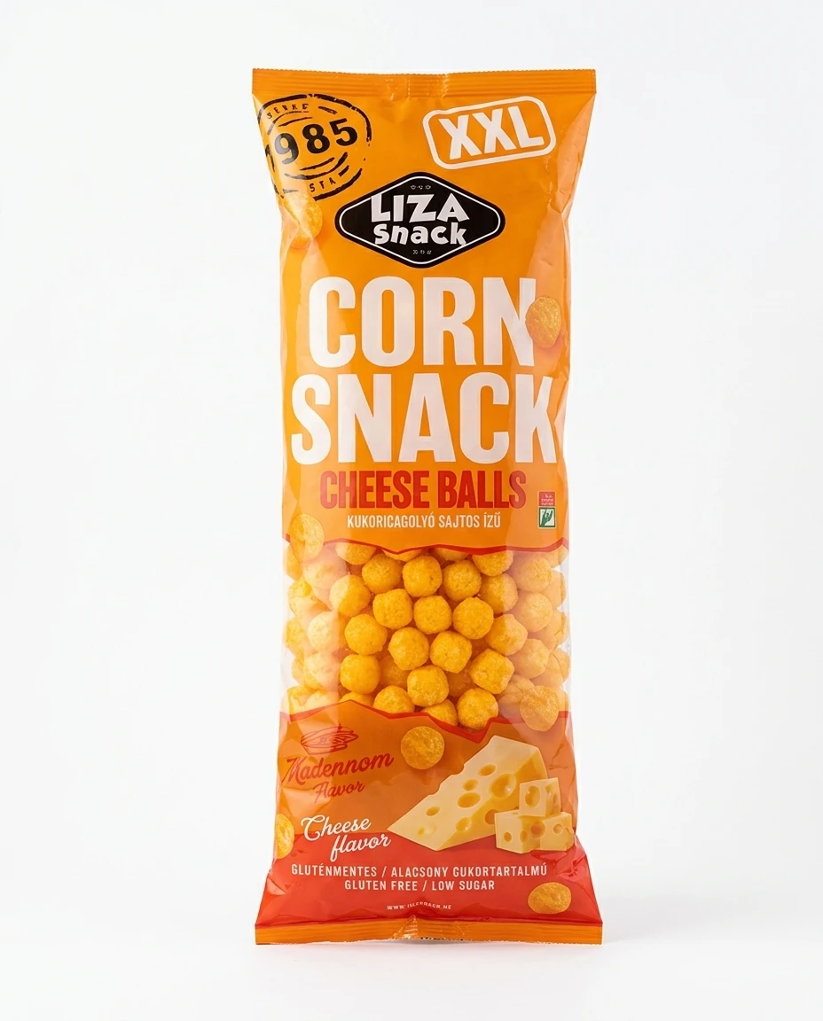 LIZA SNACK KUKORICAGOLYÓ SAJTOS ÍZŰ 280G