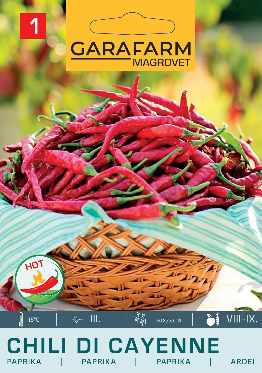 Garafarm Paprika Chili di Cayenne 0,3g