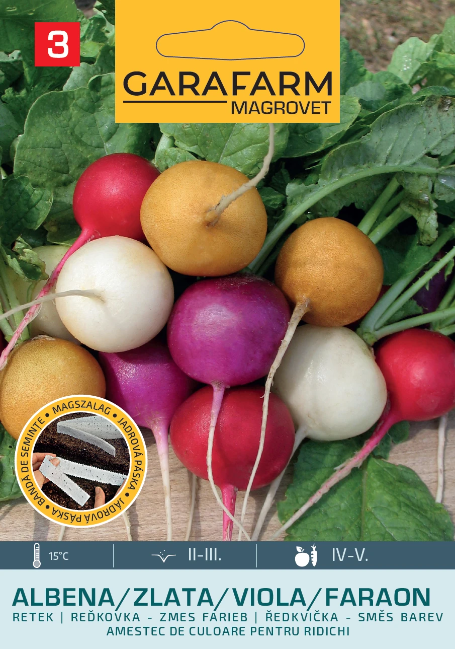 Garafarm Magszalag Retek Színkeverék 4mag