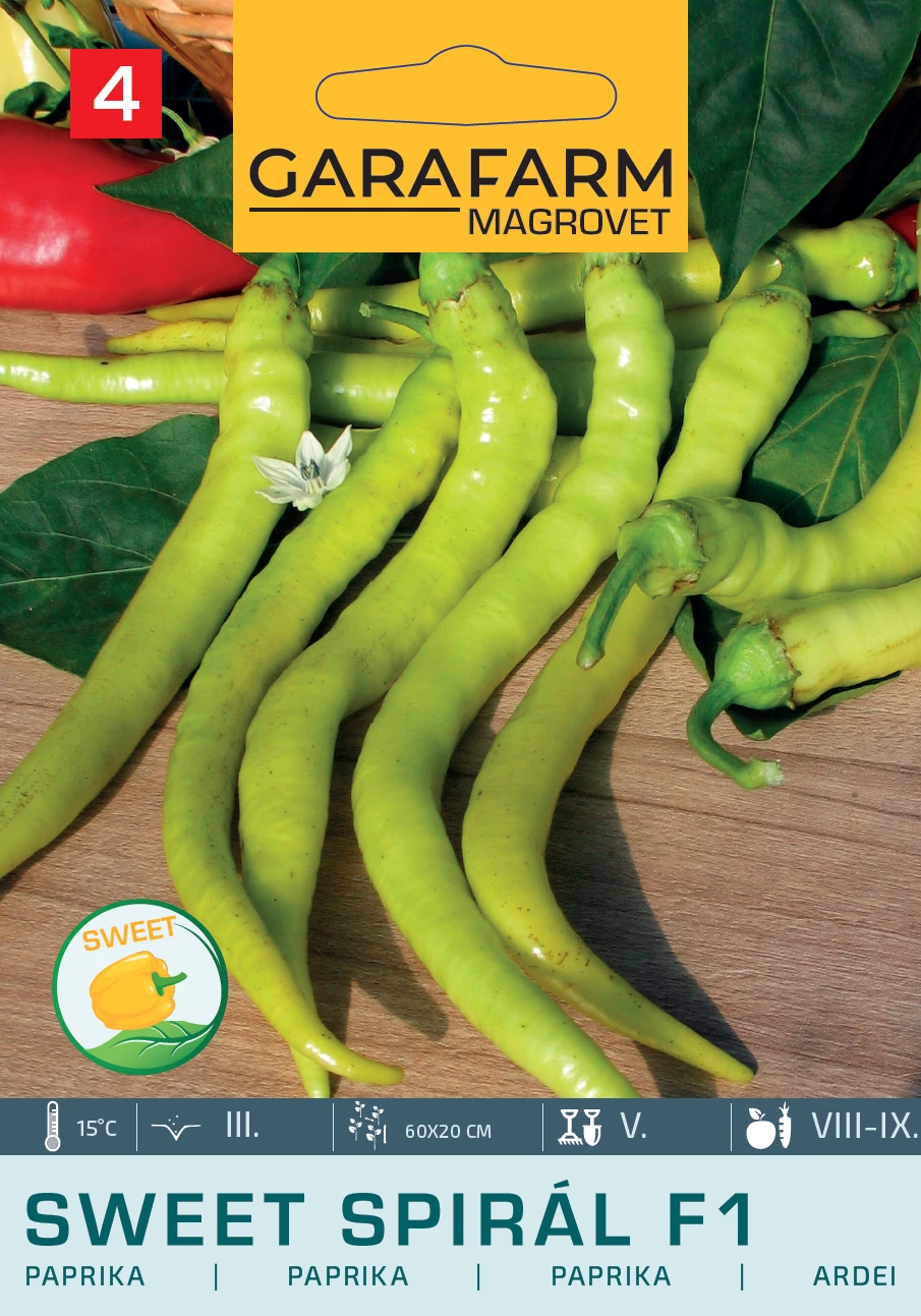 Garafarm Paprika Édes spirál F1 0,2g