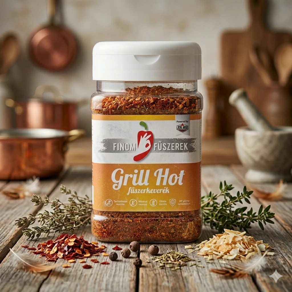 Grill Hot fűszerkeverék 200g szóródoboz Grill Hot fűszerkeverék 200g szóródoboz