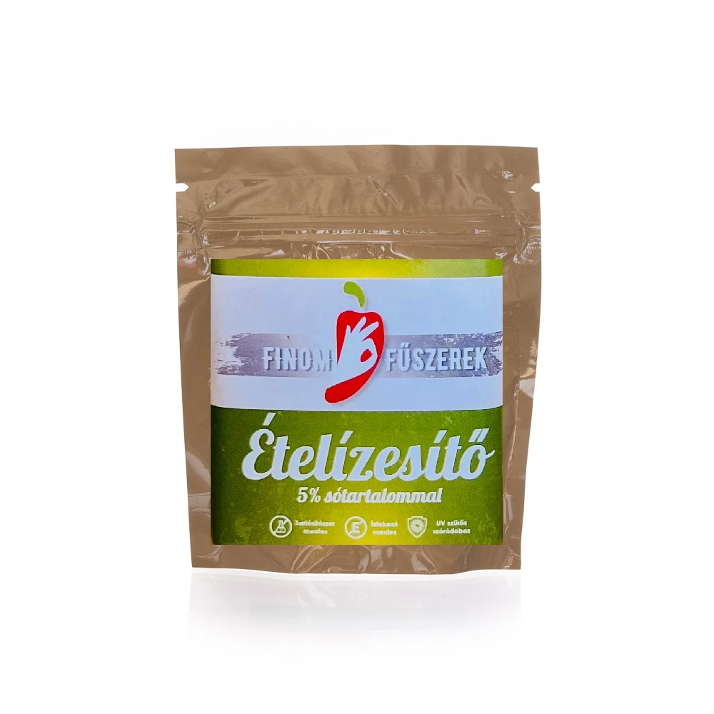 Ételízesítő 5% sótartalom 200g szóródoboz