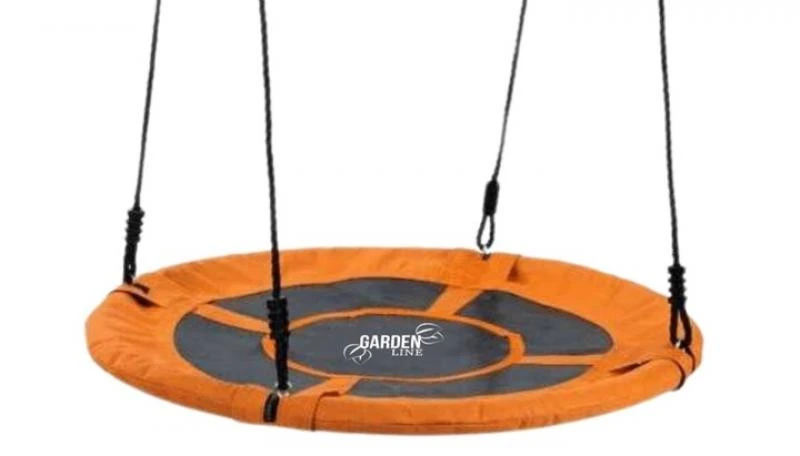 Fészekhinta 100cm átmérőjű – narancssárga színben