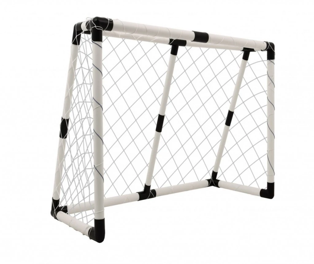 Nagy futball kapu hálóval