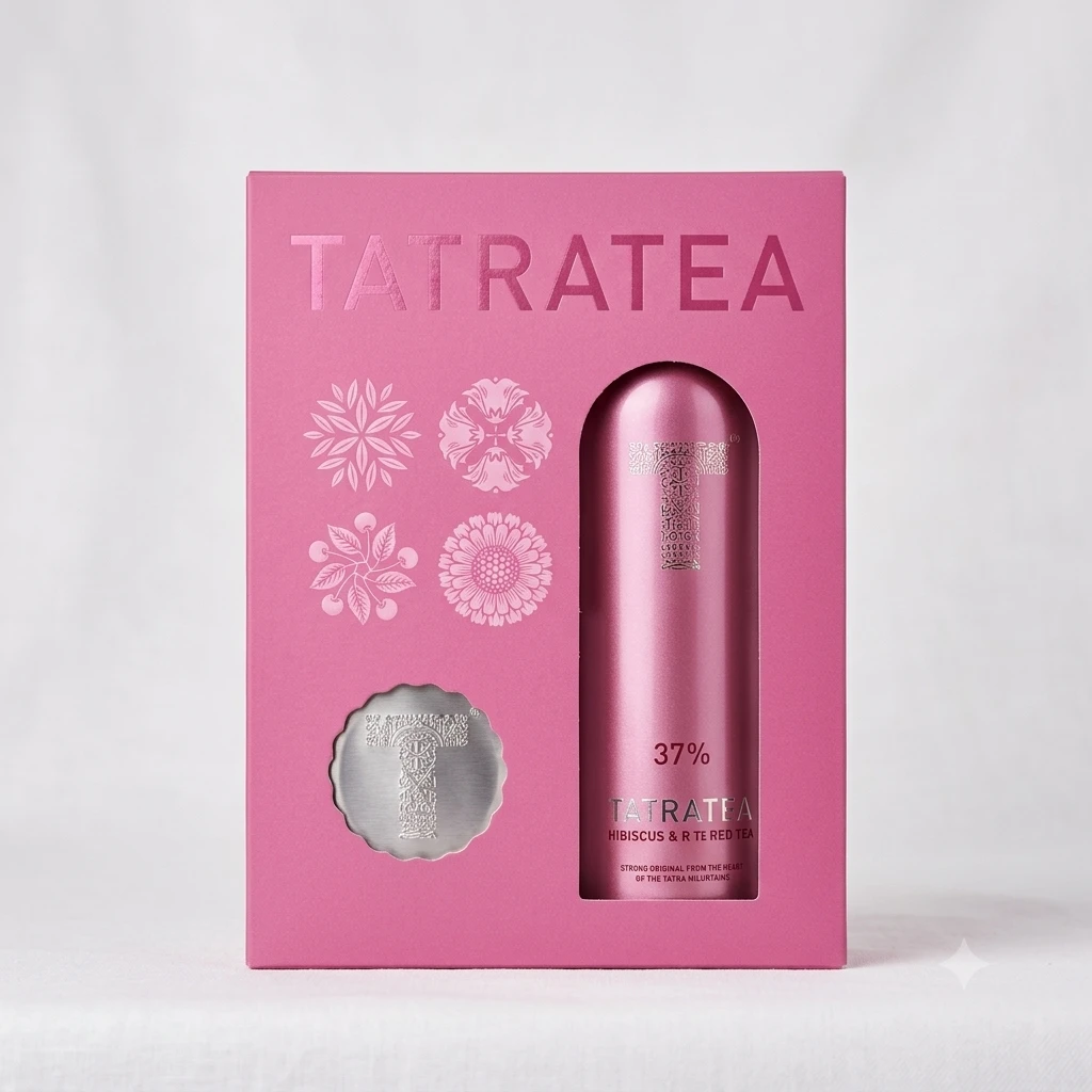 TATRATEA HIBISZKUSZ&VÖRÖS TEA 37%+FLASKA DRS 0.7L