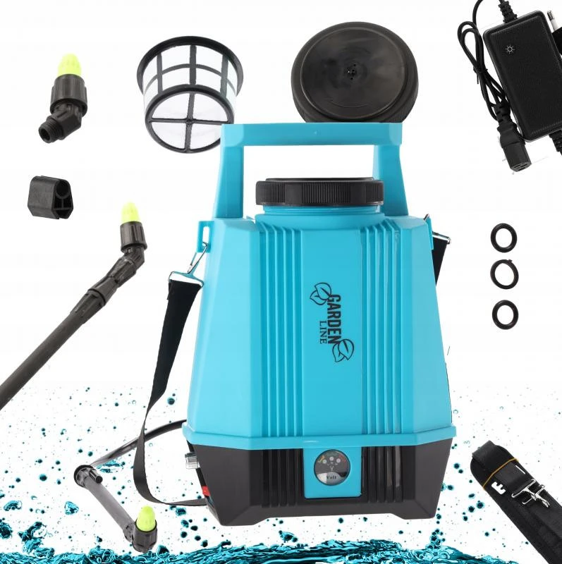 Hordozható akkumulátoros permetező állítható vállpánttal – 8L-es