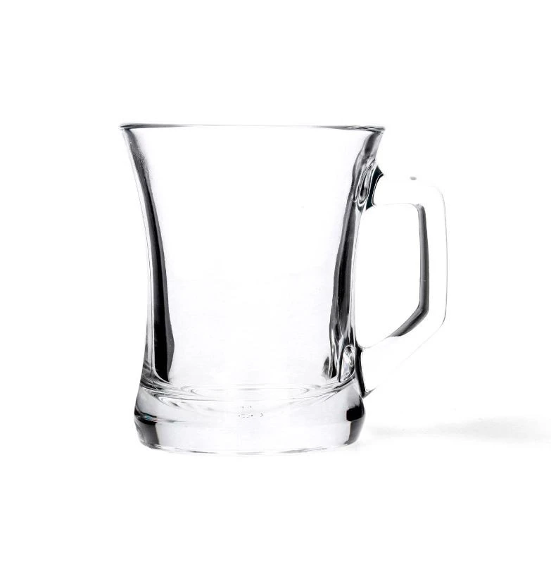 Univerzális átlátszó fogantyús pohárkészlet, 225ml -6 darabos