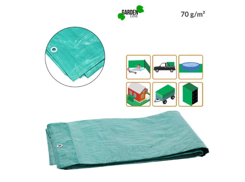 Univerzális kerti ponyva – 2 x  3 M – 70GSM